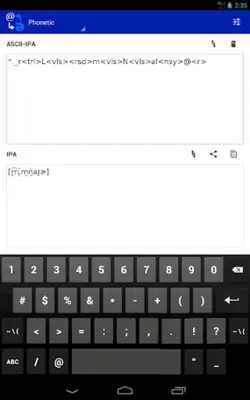 Phoneme Converter android App screenshot 2