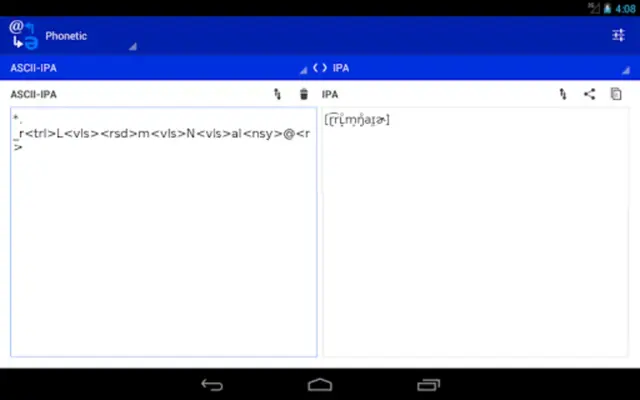 Phoneme Converter android App screenshot 3