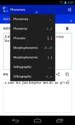 Phoneme Converter android App screenshot 4